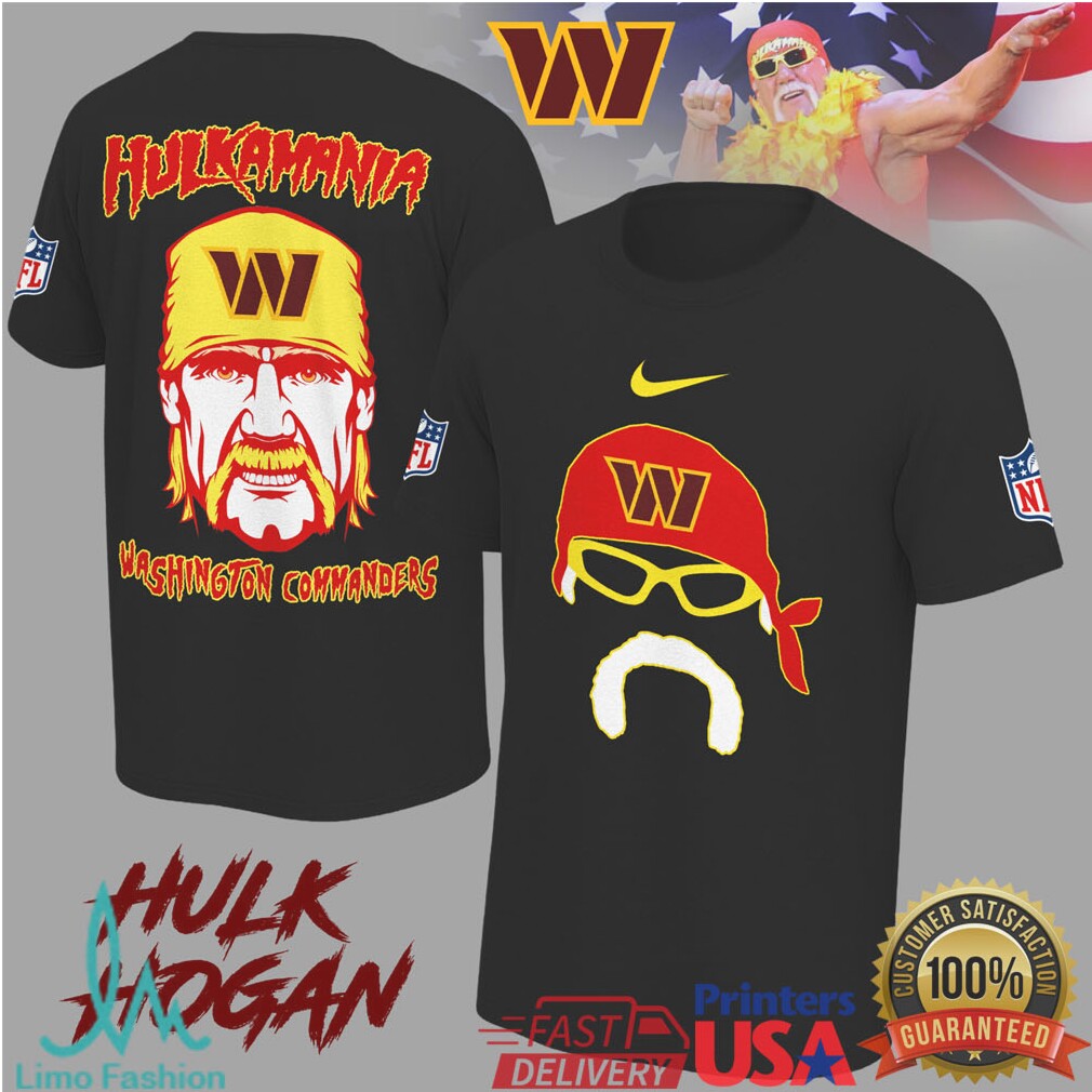 Washington Commanders Hulk Hogan Hulkamania Tribute Fan Shirt - Limotees LLC