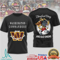 Washington Commanders Krampus “Good Tidings & Bad Omens” Black T Shirt - Limotees LLC