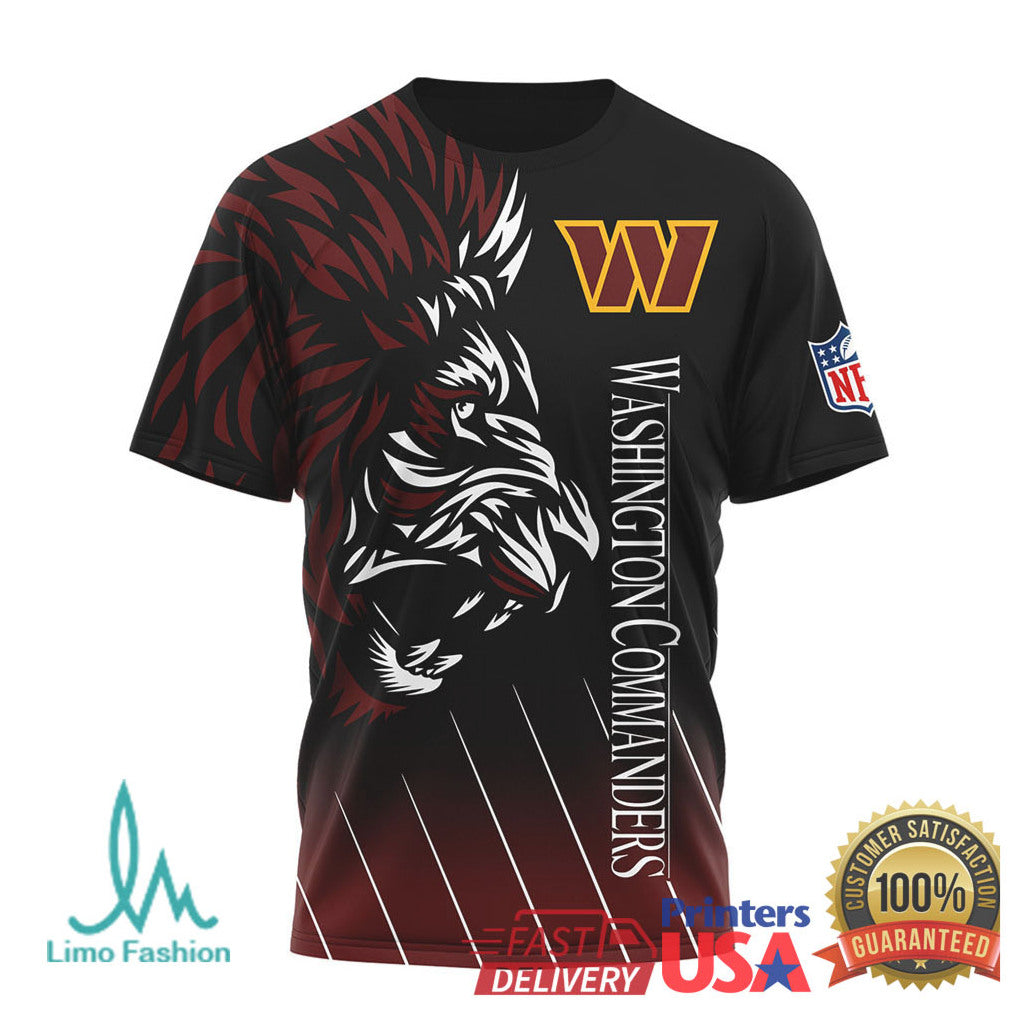 Washington Commanders Lion The King Hakuna Matata Take Command 3D All Over Print T Shirt - Limotees LLC