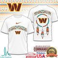 Washington Commanders Native American Inspired Graphics T Shirt - Limotees LLC