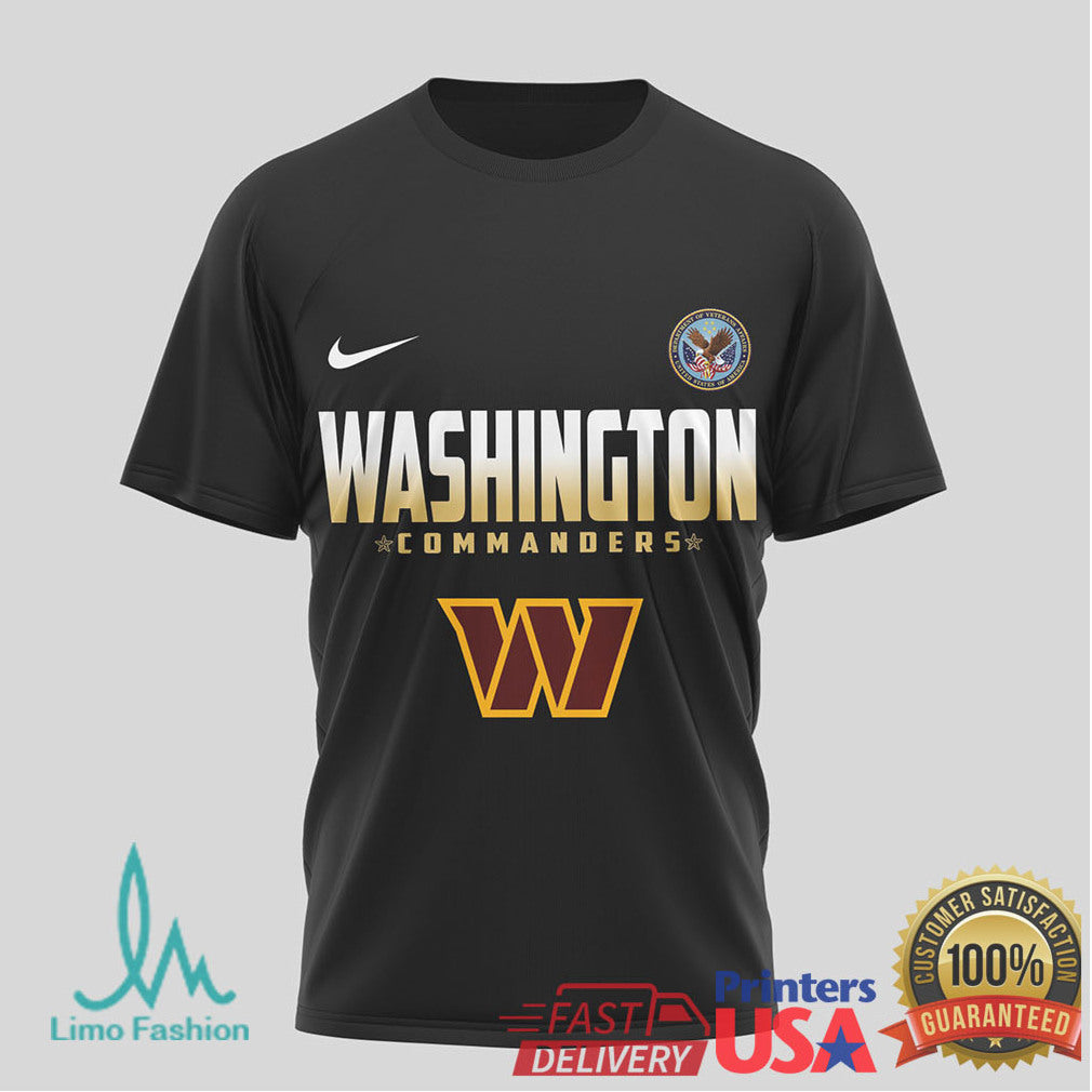 Washington Commanders Official NFL Department Of Veterans Affairs 3D Shirt - Limotees LLC