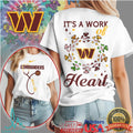 Washington Commanders Official NFL Grateful Dead Nurse 3D Shirt - Limotees LLC