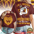 Washington Commanders Official NFL I Am A Mother 3D Shirt