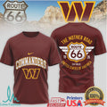 Washington Commanders Official NFL Route 66 3D Shirt - Limotees LLC