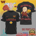 Washington Commanders One Punch Man Saitama Anime NFL Tee - Limotees LLC