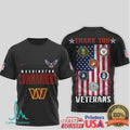 Washington Commanders Veterans Appreciation Armed Forces T shirt - Limotees LLC