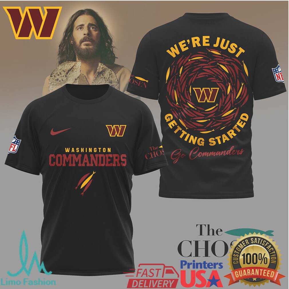 Washington Commanders x The Chosen Faith & Football Fan Shirt