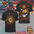 Washington CommandersOfficial NFL Grateful Dead Firefighter 3D Shirt - Limotees LLC