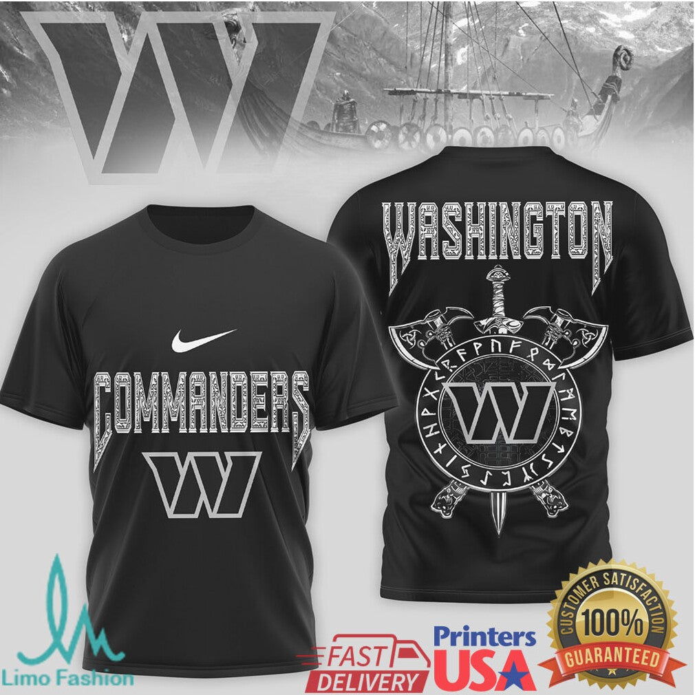 Washington CommandersOfficial NFL Viking 3D Shirt - Limotees LLC