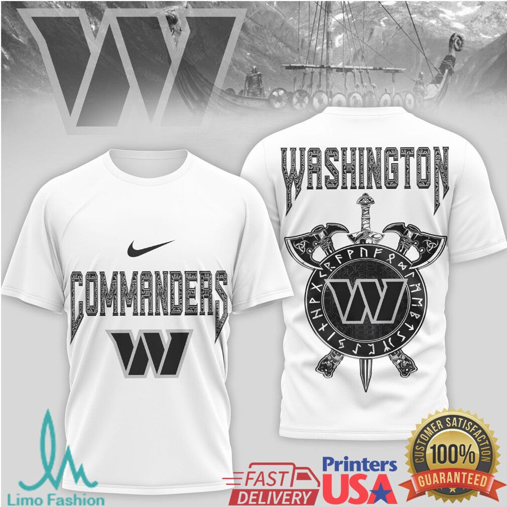 Washington CommandersOfficial NFL Viking 3D Shirt - Limotees LLC