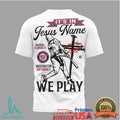 Washington Nationals Christian Baseball T Shirt God Wins Forever It’s In Jesus Name We Play - Limotees LLC