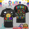 Washington Nationals World Autism Awareness Day “It's OK To Be Different” T Shirt - Limotees LLC