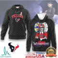 Wednesday Addams x Houston Texans NFL 3D Hoodie & T Shirt - Limotees LLC