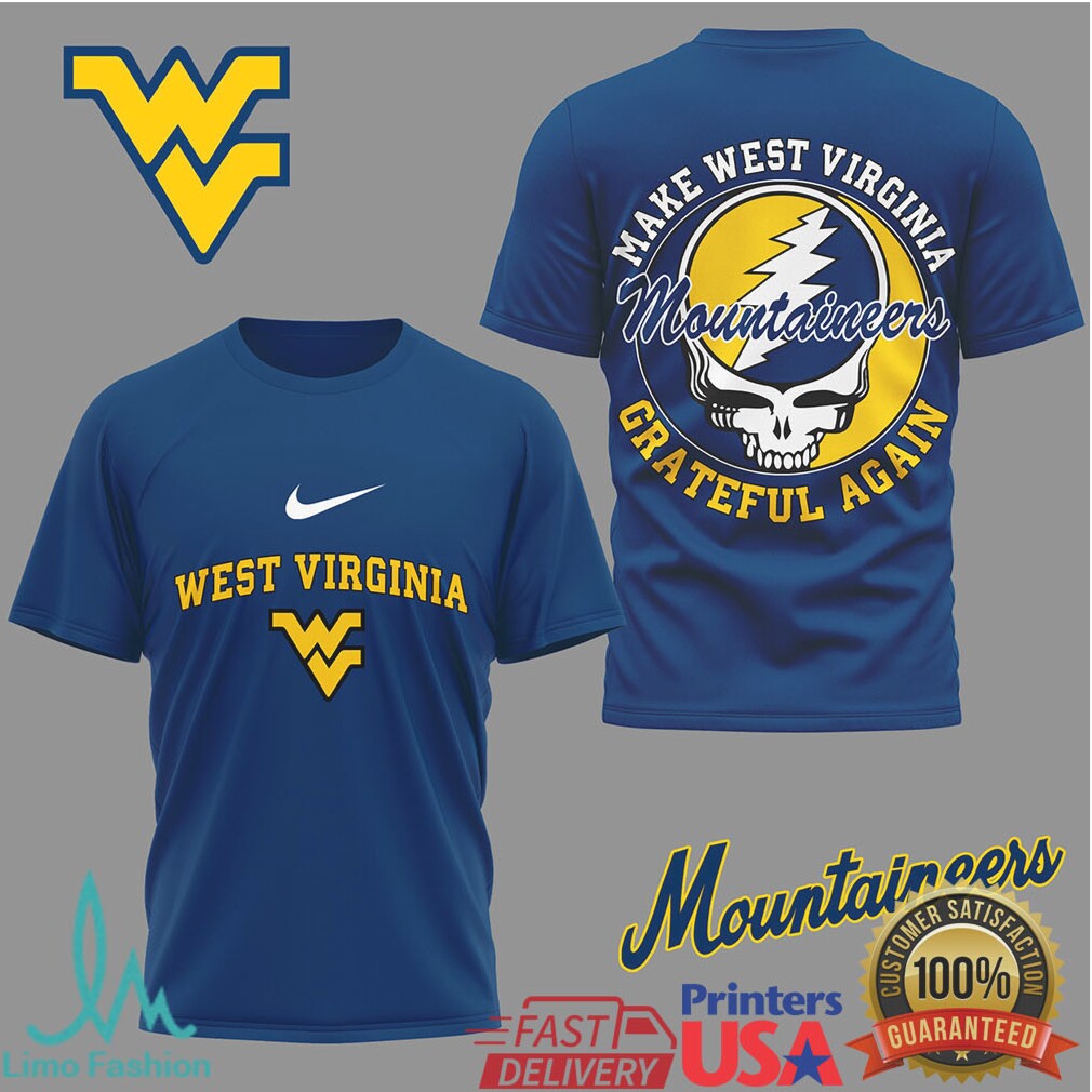 West Virginia Mountaineers “Make West Virginia Grateful Again” Graphic Tee - Limotees LLC
