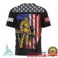 West Virginia Mountaineers We The People Patriot Custom Name American Flag T Shirt - Limotees LLC