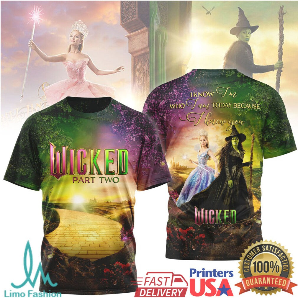 Wicked Part Two I Know You For Good Yellow Brick Road T Shirt - Limotees LLC