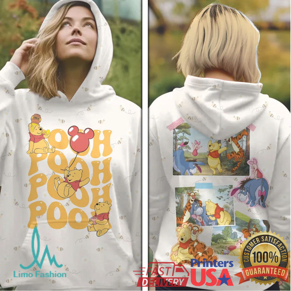 Winnie The Pooh and Friends Memory Photo Collage T Shirt - Limotees LLC