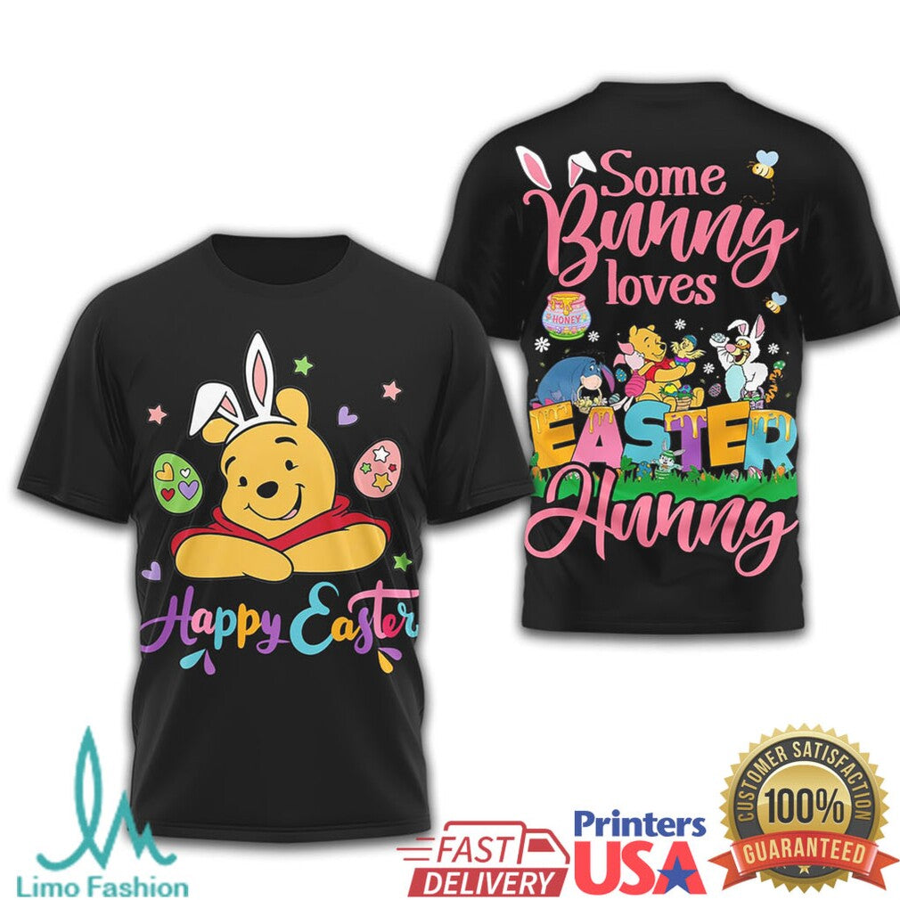Winnie the Pooh “Some Bunny Loves You” Easter Hunny Pot T Shirt - Limotees LLC