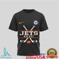 Winnipeg Jets x Harley Davidson Skull Biker NHL Hockey T Shirt - Limotees LLC
