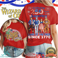 Wizard of Oz Celebrating 250 Years of America Land of the Free T Shirt - Limotees LLC