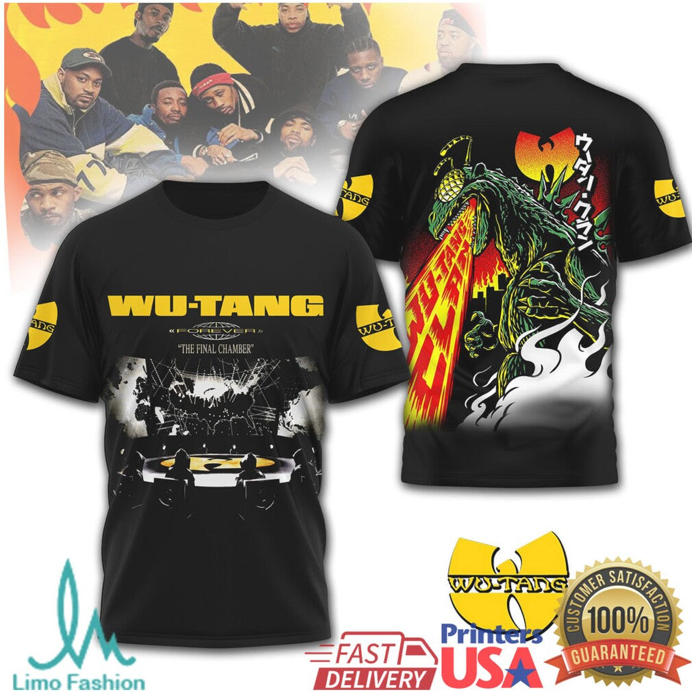 Wu Tang Clan Forever “The Final Chamber” Godzilla Style Graphic T Shirt - Limotees LLC