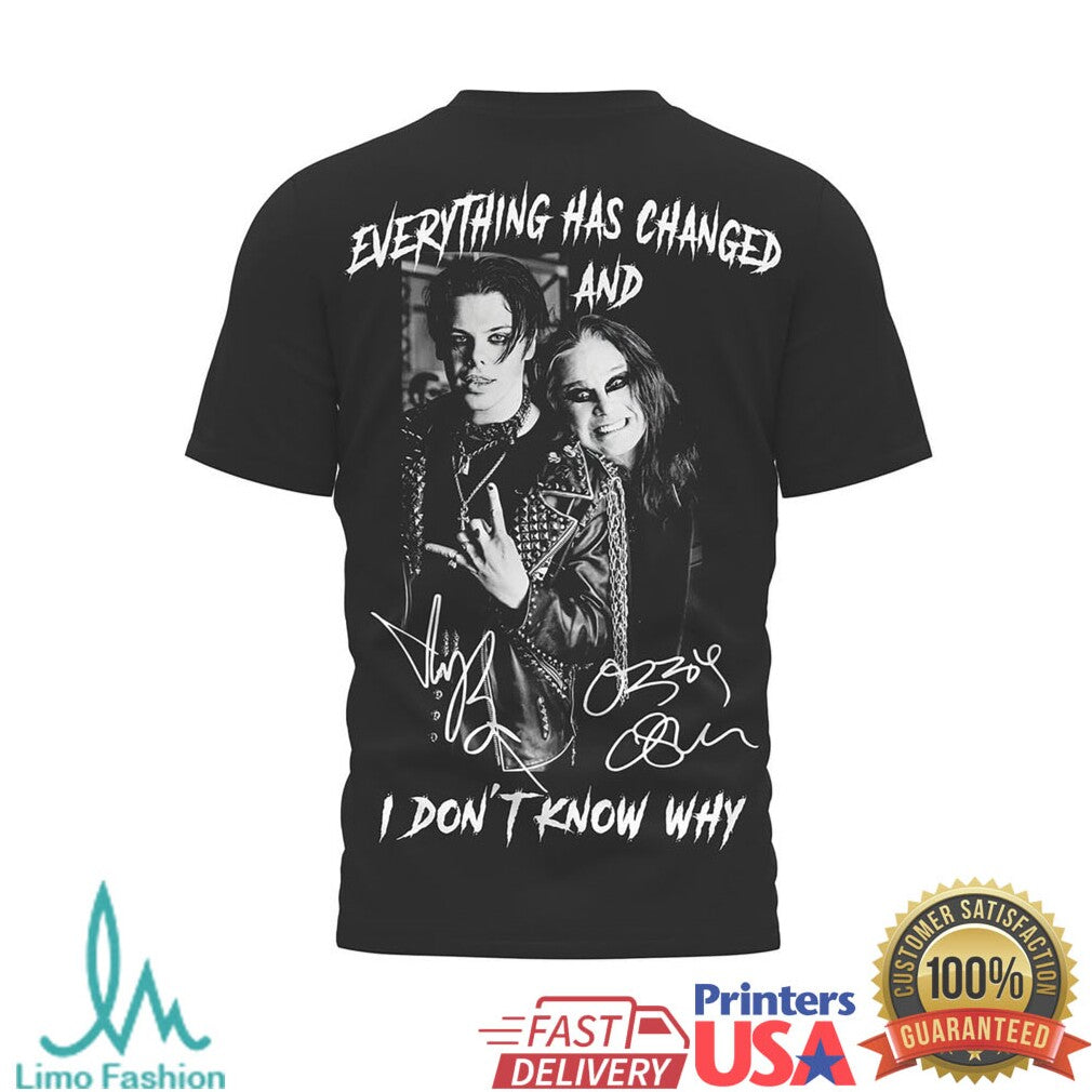 Yungblud x Ozzy Osbourne “Everything Has Changed” Collaboration Tee - Limotees LLC