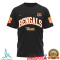 ZZ Top The Big One Cincinnati Bengals Hot Rod Retro Music T Shirt - Limotees LLC