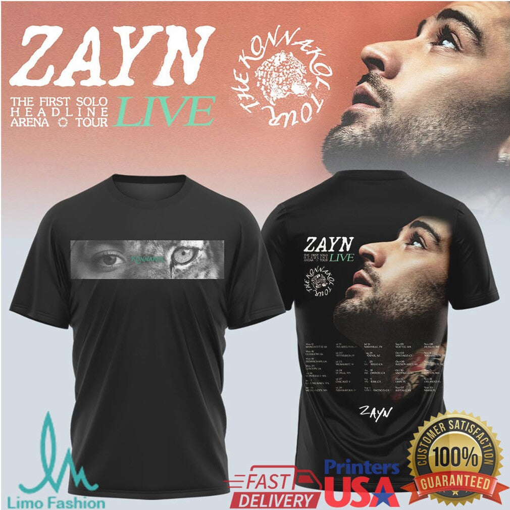 Zayn Malik Live The First Solo Headline Arena Tour T Shirt - Limotees LLC