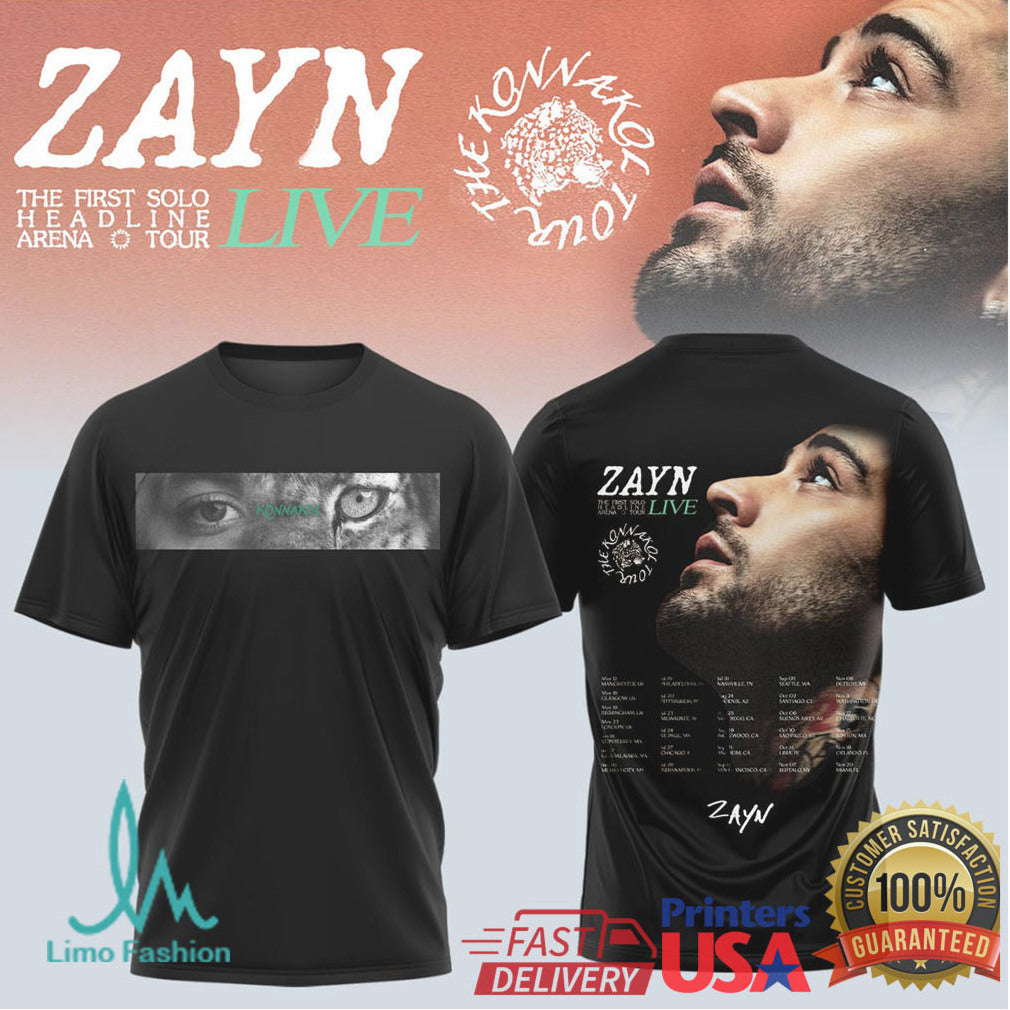 Zayn Malik Live The First Solo Headline Arena Tour T Shirt - Limotees LLC