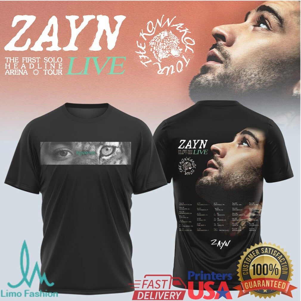 Zayn Malik Live The First Solo Headline Arena Tour T Shirt - Limotees LLC