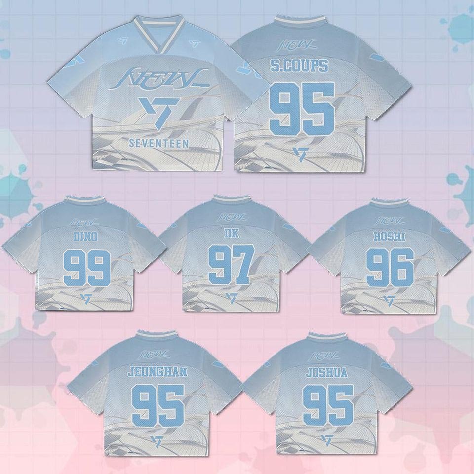 Seventeen World Tour New 2025 Mixed Mesh Jersey Football