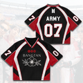 Rose of Sharon Bangtan Boys Arirang World Tour BTS Mixed Mesh Jersey Gift For Army