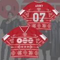 Traditional Arirang World Tour BTS Mixed Mesh Jersey