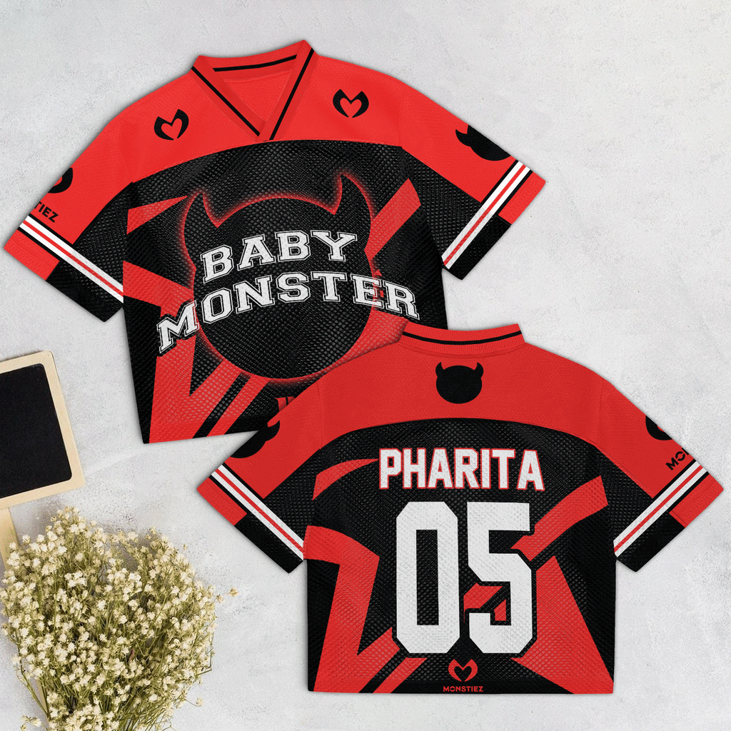 Babymonter Mesh Jersey Reb, Black