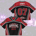 BTS Arirang World Tour Floral Mix Mesh Jersey Fan Edition