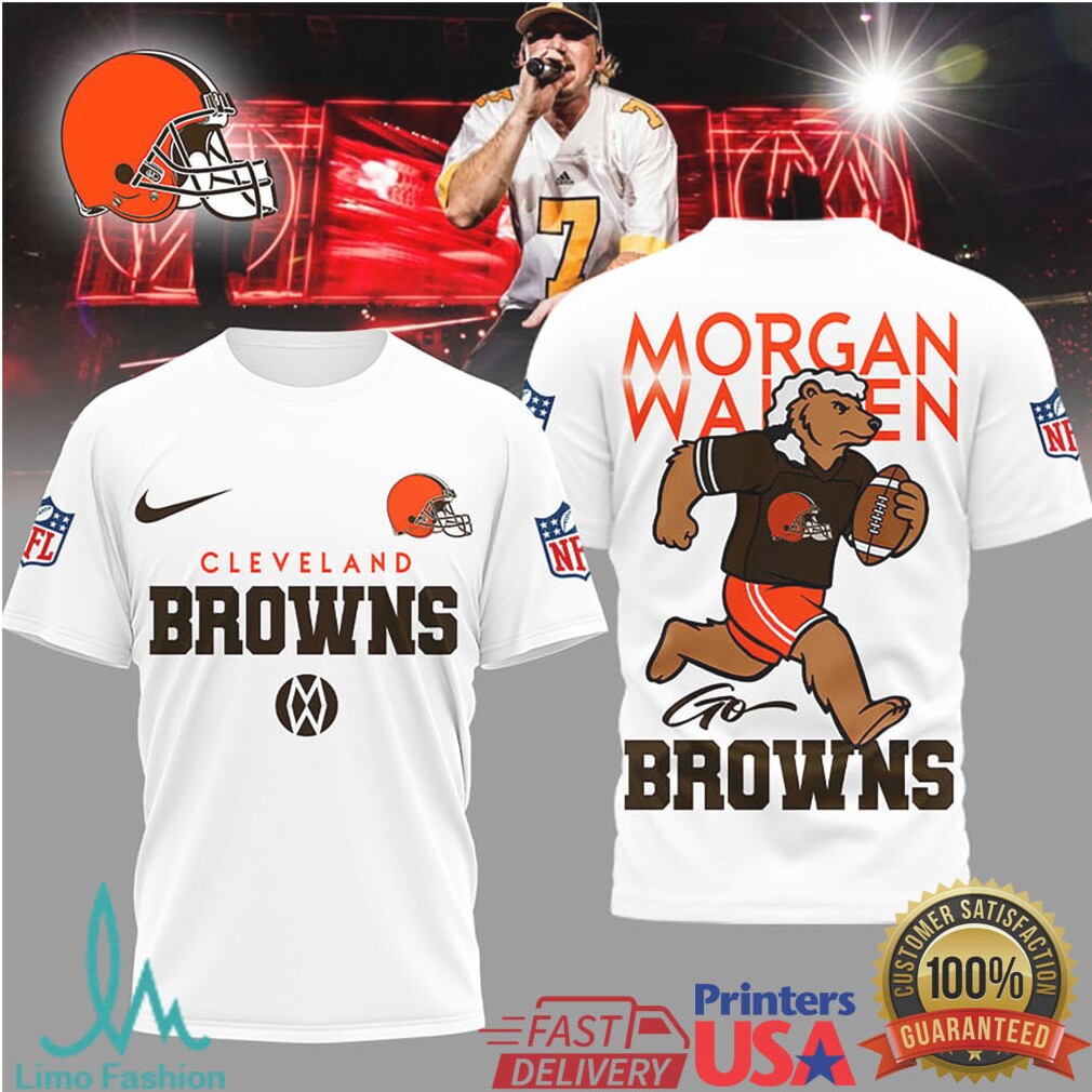 Cleveland Browns Official NFL Morgan Wallen Fan 3D Shirt - Limotees LLC