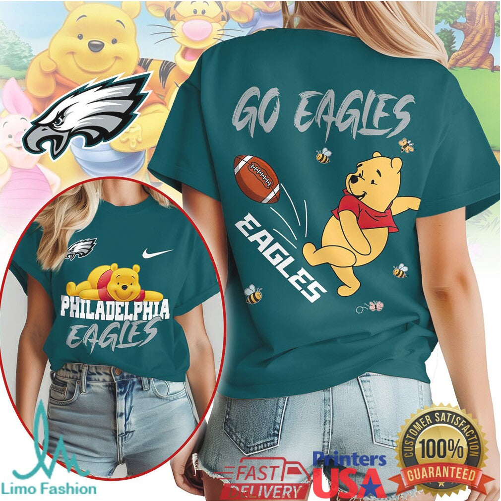 Philadelphia Eagles Official NFL Winnie The Pooh Go Shirt