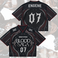 Sporty Enhypen Blood Saga World Tour Mix Mesh Jersey