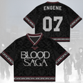 Dark Enhypen Blood Saga 2026 World Tour Mix Mesh Jersey
