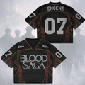 Immortal Glow Enhypen Blood Saga World Tour Mix Mesh Jersey Gift For Fans