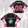 Fierce The Wildworld Tour Katseye Eyekons Core Mixed Mesh Jersey Gift for Fans