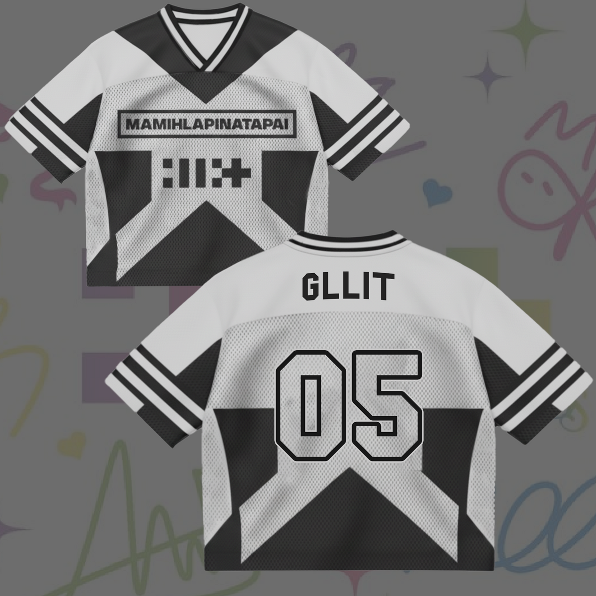 ILLIT New MAMIHLAPINATAPAI Album Mixed Mesh Jersey Gift For Fans