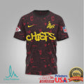 Kansas City Chiefs Official NFL x MF DOOM 3D Shirt - Limotees LLC