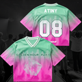 ATEEZ Golden Hour Part 5 Comeback Water Melon Vibe Mixed Mesh Jersey Fan Edition