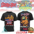 Scooby Doo America 250 Years of Freedom 1776 2026 Mystery Machine T Shirt - Limotees LLC