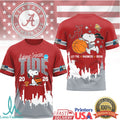 Alabama Crimson Tide 2026 March Madness Snoopy Basketball T Shirt - Limotees LLC