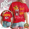 Kansas City Chiefs Official NFL Dr Pepper Fan 3D Shirt - Limotees LLC