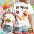 Cleveland Browns Official NFL Winnie The Pooh Go Shirt - Limotees LLC