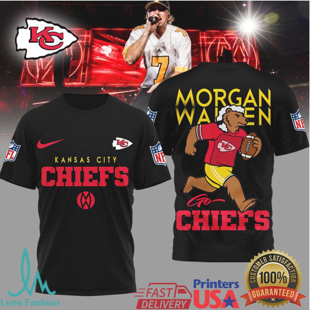 Kansas City Chiefs Official NFL Morgan Wallen Fan 3D Shirt - Limotees LLC