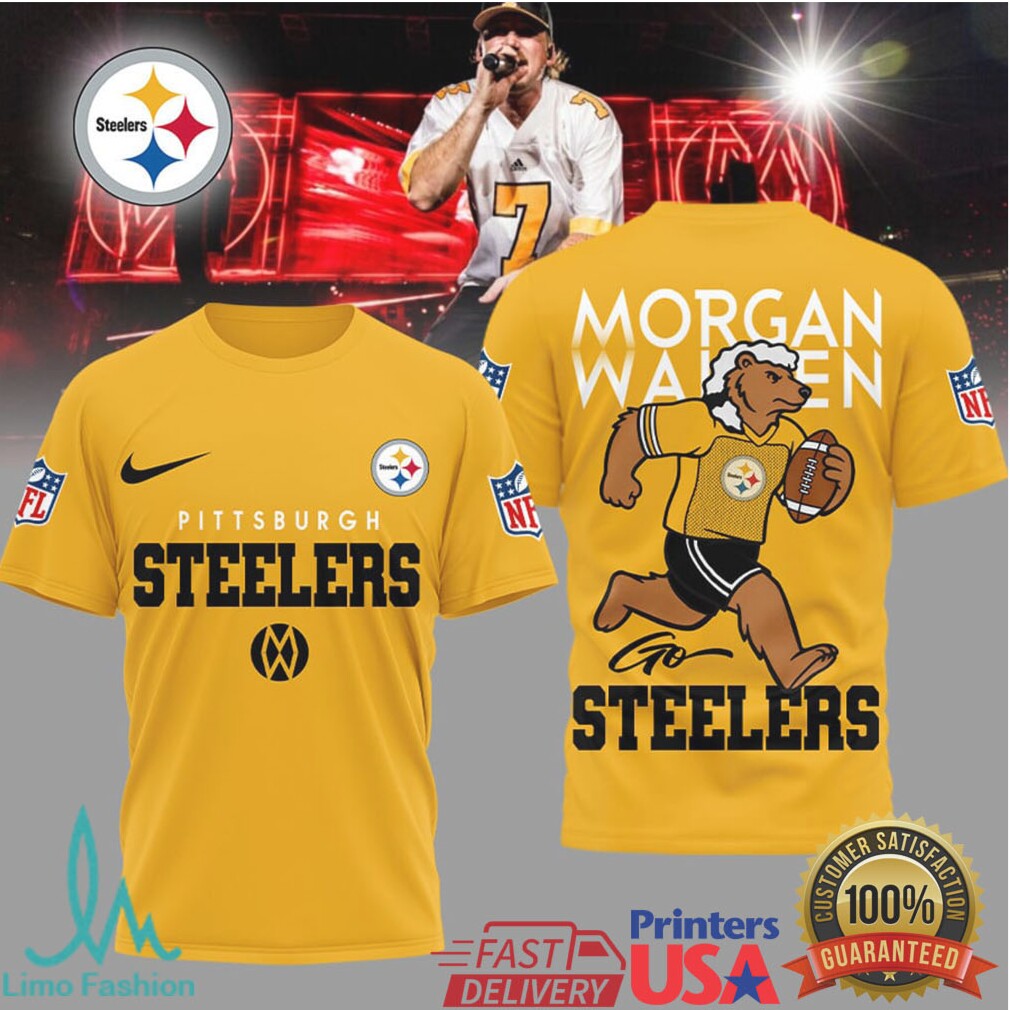 Pittsburgh Steelers Official NFL Morgan Wallen Fan 3D Shirt - Limotees LLC
